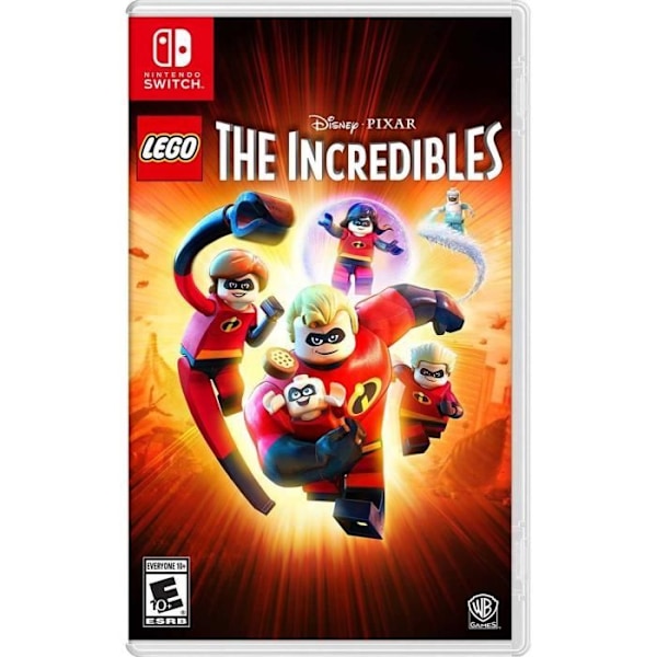 Videopeli - Warner Bros. Interaktiivinen - LEGO The Incredibles - 1-2 pelaajaa - Nintendo Switch - Toiminta