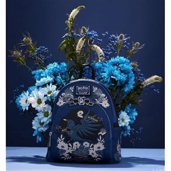 Reppu - LOUNGEFLY - Harry Potter - Ravenclaw-talon tatuointi - Sininen - Synteettinen Blå