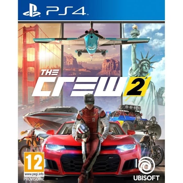 The Crew 2 PS4 peli Röd