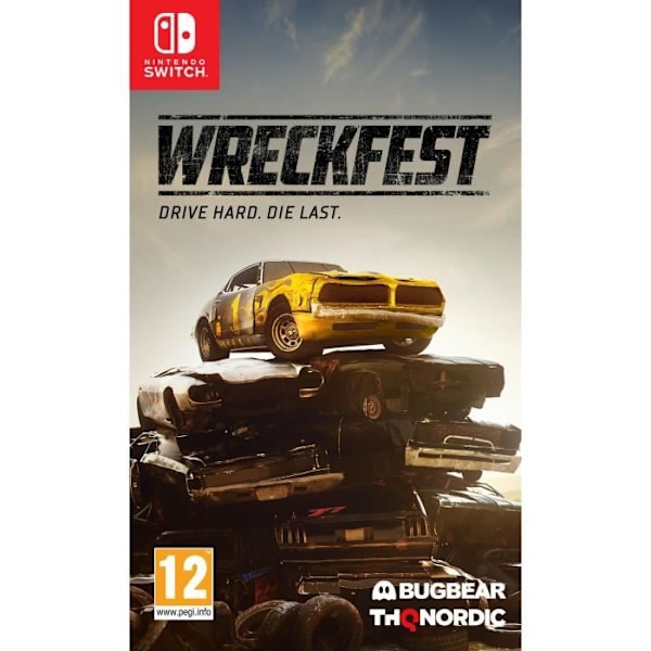 Wreckfest Switch Game Vit