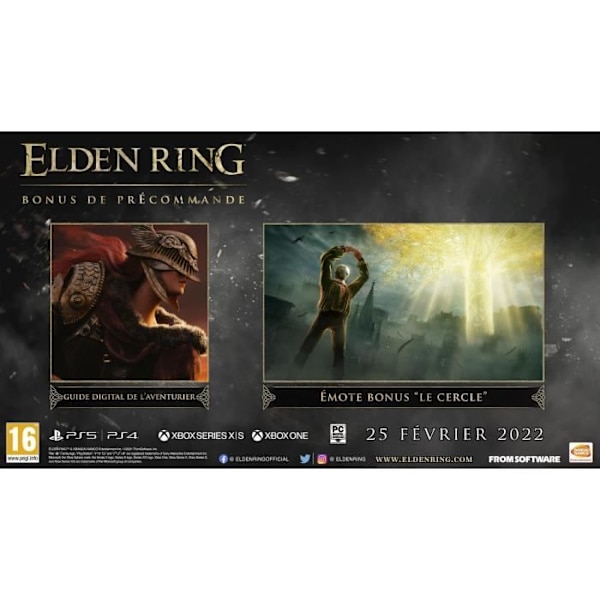ELDEN RING PS5 spil Svart