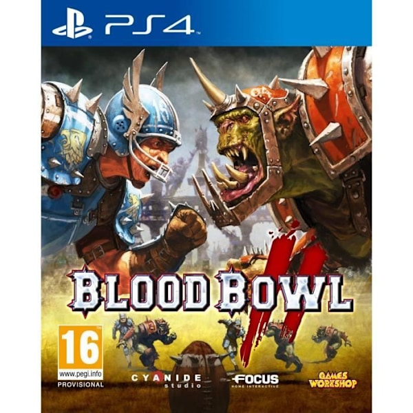 Videopeli - Games Workshop - Blood Bowl 2 - PS4 - Strategia - 1–2 pelaajaa - PEGI 16+