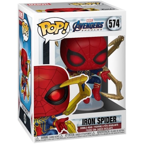 Funko Pop! Marvel: Endgame - Iron Spider med Gant Nano Flerfärgad