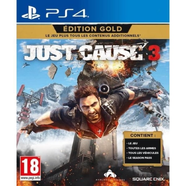 Just Cause 4 PS4 + 1 ilmainen avaimenperä + 1 Led Skin