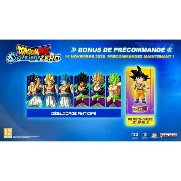 Dragon Ball: Sparking! Zero - Nintendo Switch Spil
