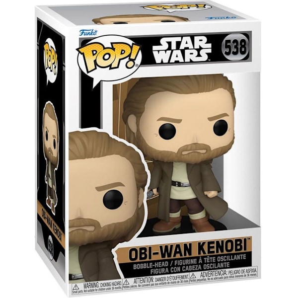 Figurine Funko POP! - Star Wars - Obi-Wan Kenobi - Vinyyli - Sekä - Aikuiset