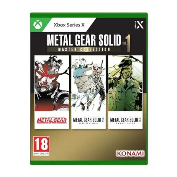 Videospel - KONAMI - Metal Gear Solid Master Collection Vol. 1 - Xbox - HD Collection - Engelska