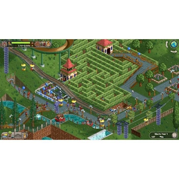 RollerCoaster Tycoon Classic - Nintendo Switch -peli Flerfärgad