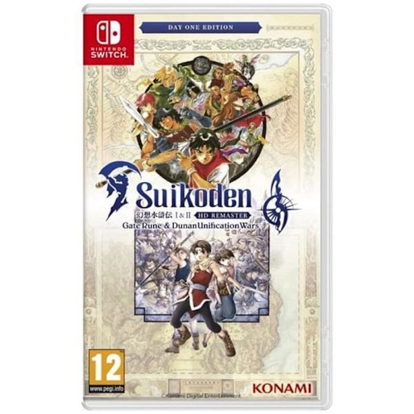 Suikoden 1 & 2 HD Remaster Dag Ett Utgåvan - Spel Nintendo Switch