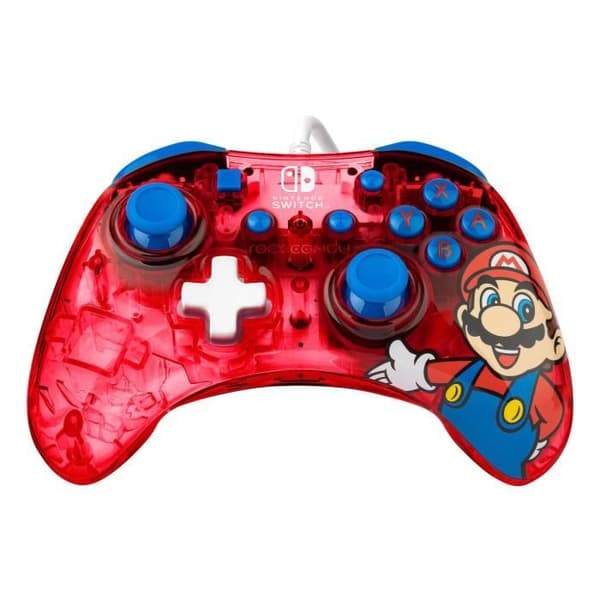 Spilcontroller - Nintendo Switch - Mario Rock Candy - Kable - PDP - Rød Röd
