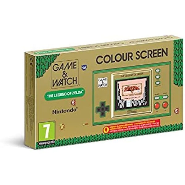 Pelikonsole - NINTENDO - Game & Watch - The Legend of Zelda - 1 Pelaaja - Seikkailu - PEGI 7+ Svart