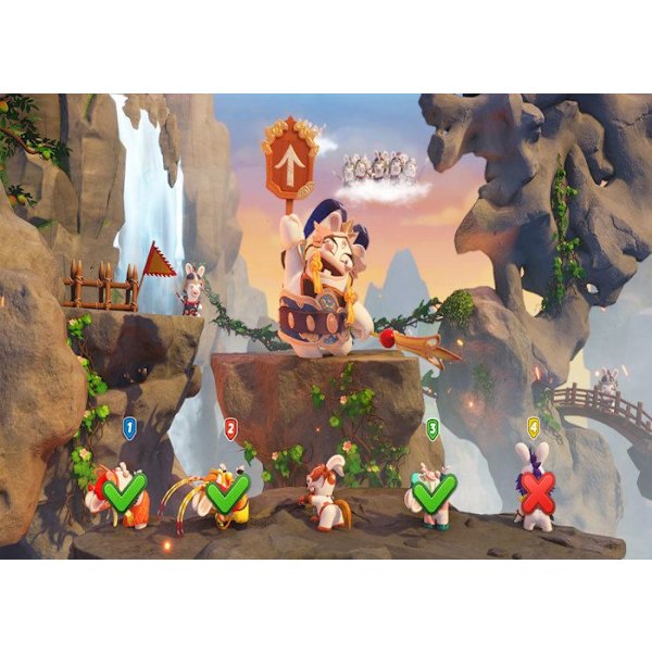 Festspil - Ubisoft - RABBIDS PARTY OF LEGENDS - 50 minispil - Op til 4 spillere - Nintendo Switch