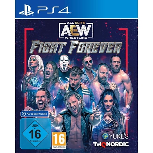 AEW All Elite Wrestling Fight Forever Playstation 4-spel Blå