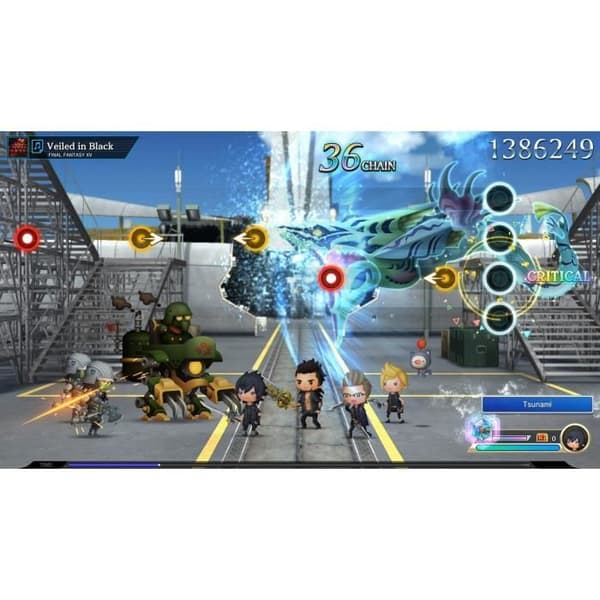 Theatrhythm Final Bar Line PS4-pelit Hvid