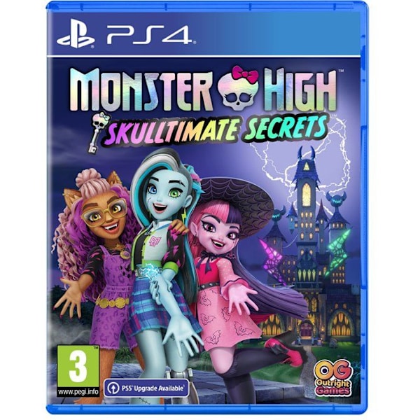 Videopeli - Monster High - Skulltimate Secrets - Seikkailu - PS4 - 7+
