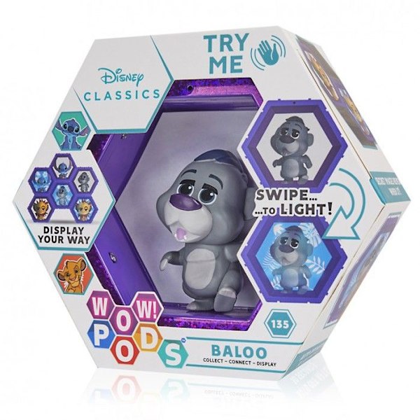 Figur WOW! Disney Jungle Book Pods: Baloo [135] Flerfärgad