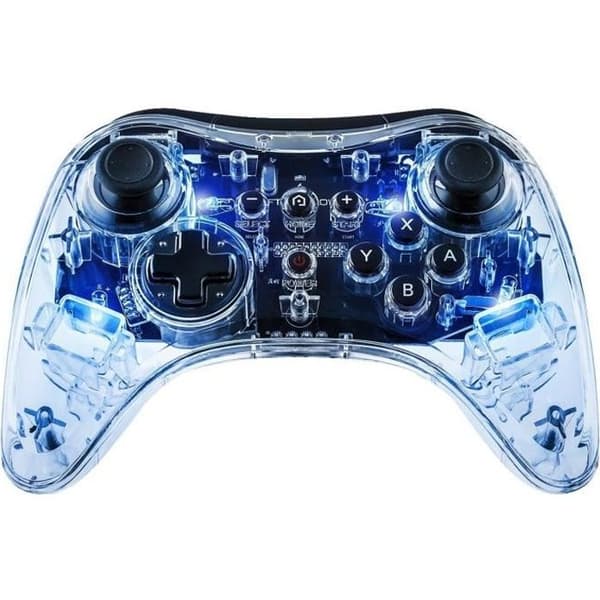 Spilkonsol - Afterglow - Pro Controller - Trådløs - Kompatibel med Wii U - Blå farve