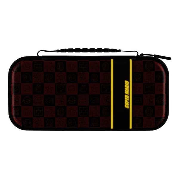 Nintendo Switch Deluxe -matkalaukku Super Icon -lisävaruste -SWITCH Sort; rød