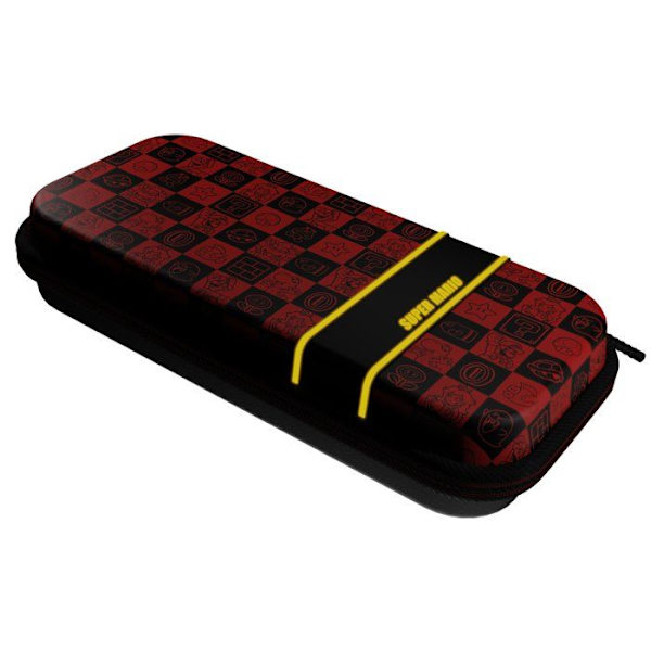 Nintendo Switch Deluxe Rejsetaske Super Ikon-tilbehør-SWITCH Sort; rød