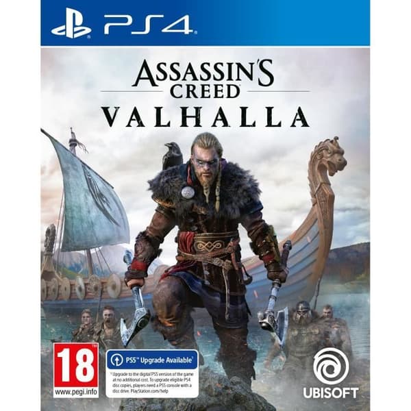 Videopeli - Ubisoft - Assassin's Creed Valhalla - PS4 - Seikkailu - Standard Edition - PEGI 18+