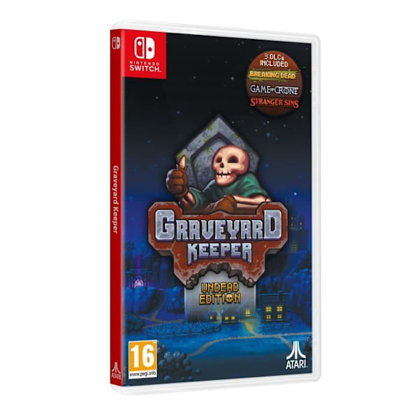 Videopeli - Atari Inc. - Graveyard Keeper: Undead Edition - Nintendo Switch - Karkkikopio - PEGI 16+