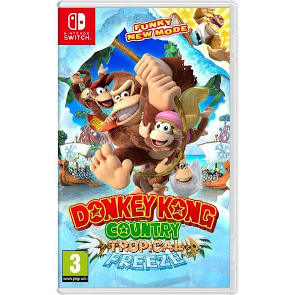 Alustapeli - Nintendo - Donkey Kong Maa: Tropical Freeze - Boxed - Kasetti - lokakuu 2018