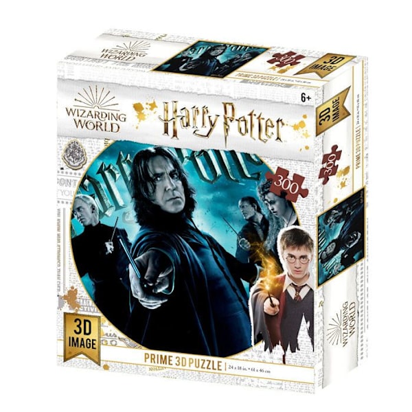Puzzle 3D Harry Potter Slytherin Prime 300stk - Licens Harry Potter - Farve Sort Svart