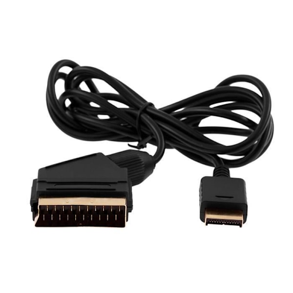 Scart-kabel - Kompatibel med PS2/PS3 - 1,8m - Forgyldt forbindelse - Kablet - Multi-platform