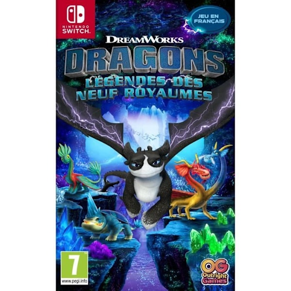 Dragons: Legends of the Nine Kingdoms Switch Game Blå