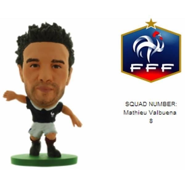 SOCCERSTARZ Figurine Ranska Mathieu Valbuena Blå
