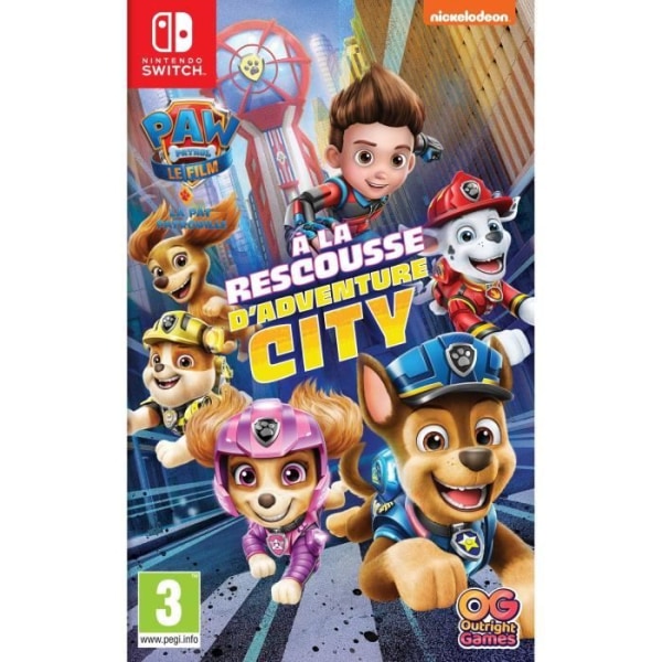 Paw Patrol, La Paw Patrol: To the Rescue of Adventure City Game Switch