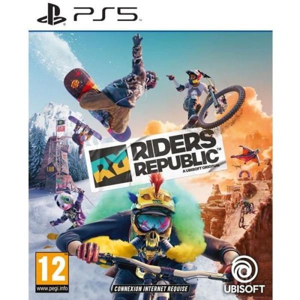 PS5-spel - Ubisoft - Riders Republic - Extremsporter - Onlineläge - PEGI 12+