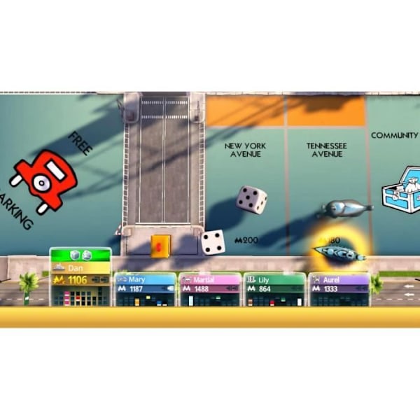 Monopol Switch-spel Vit