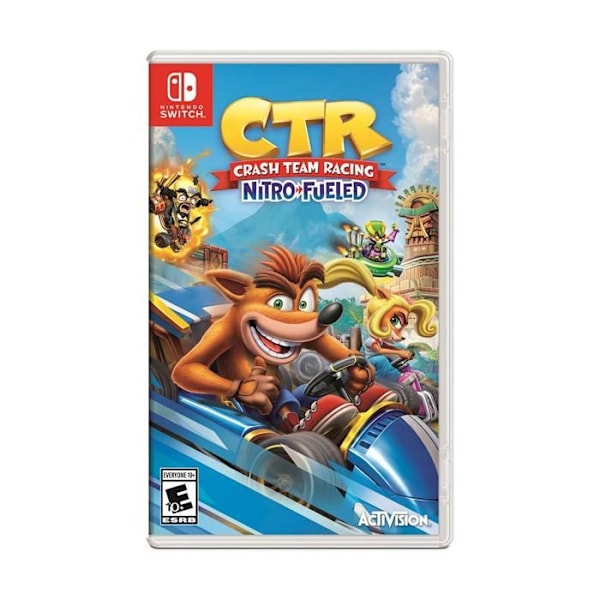 Videopeli - Activision - Crash Team Racing Nitro-Fueled - Nintendo Switch - Moninpeli - PEGI 3+