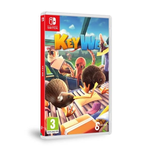 KeyWe SWITCH management spil - Nintendo Switch - Samarbejde - Postlevering Hvid