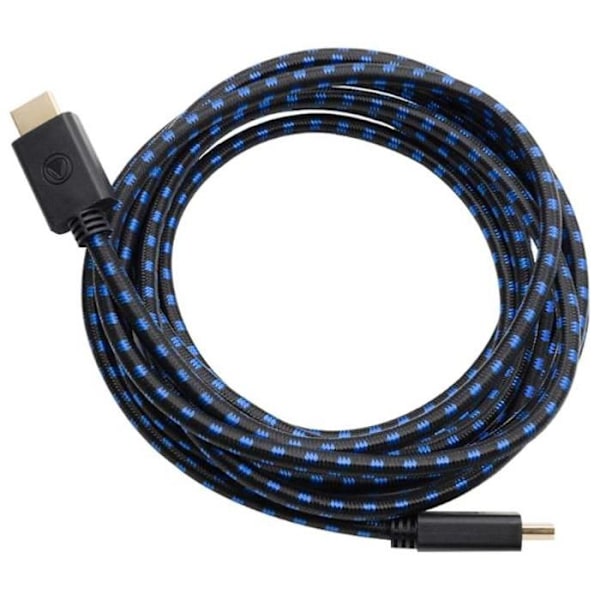 HDMI-kabel - SNAKEBYTE - Pro 4K - 3 meter - Sort/Blå - Kompatibel med PS4 Sort/blå