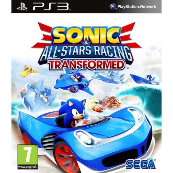 SONIC & ALL STARS RACING TRANSFORMED / PS3-spil