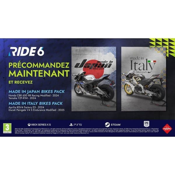 Ride 6 - Dag Et Udgave - PS5 Spil