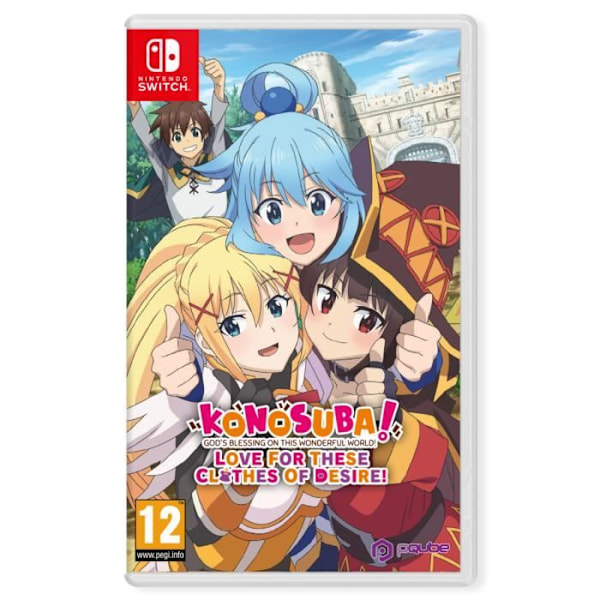 Spel - Pqube - KonoSuba - Nintendo Switch - Cartridge - PEGI 12+