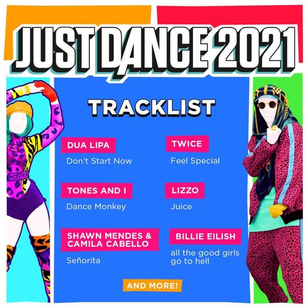 Tanssipeli - Ubisoft - JUST DANCE 2021 - PS5 - Moninpeli jopa 6 - PEGI 3+