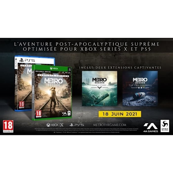 METRO Exodus - Complete Edition PS5-spel Vit