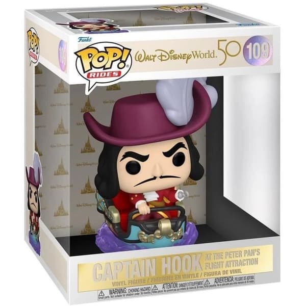 Funko pop! Tur: WDW50- Hook on Peter Pan Flight