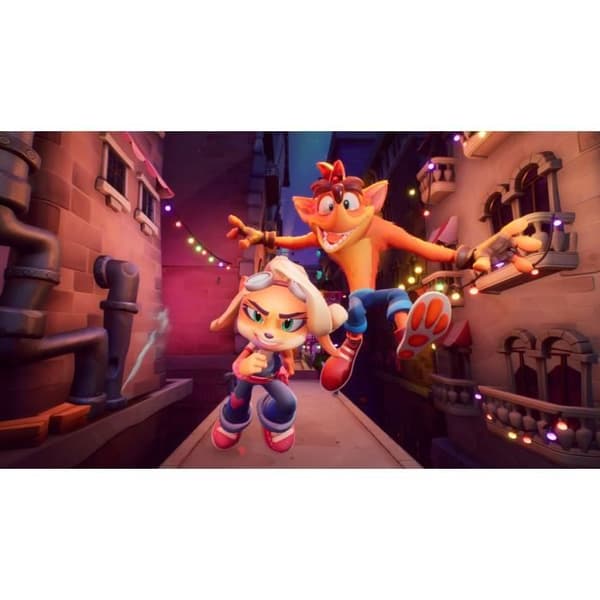 Crash Bandicoot 4: It's About Time PS4-spel (gratis uppgradering för PS5) Vit