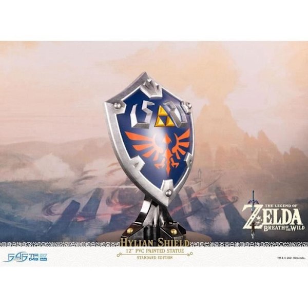 The Legend of Zelda Breath of the Wild - Hylian Shield Standard Edition Statue 29cm
