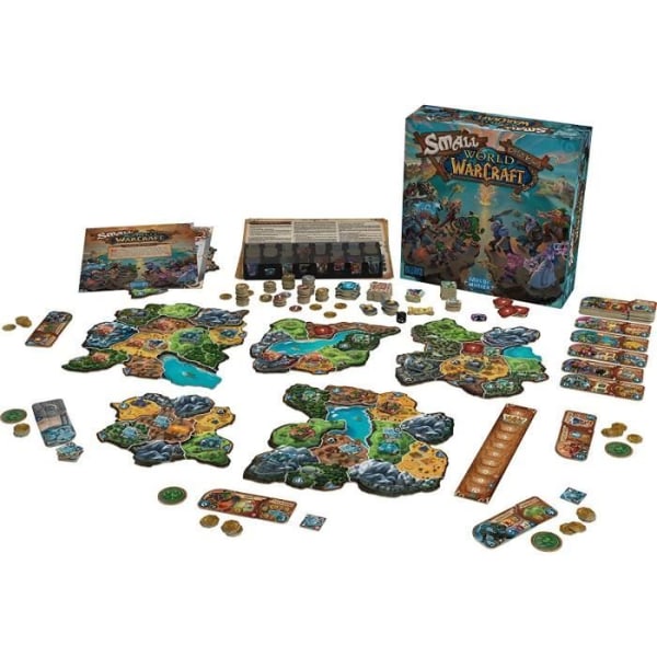 Small World of Warcraft - Asmodee - Brädspel - 2 till 5 spelare Flerfärgad