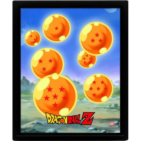 Dragon Ball Z - 3D linsformad affisch Shenron frisläppt 28,7 x 23,5 cm