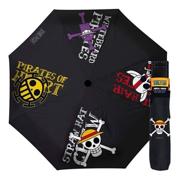 Paraply - ABYstyle - One Piece - Piratsymboler - 100% Polyester - Automatisk åbning