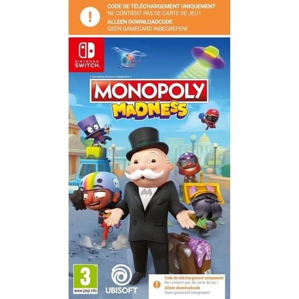 Spel - Ubisoft - Monopoly Madness - Nintendo Switch - PEGI 3+