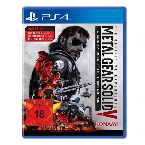 MGS 5 PS-4 DEFINITIVE EXP. METAL GEAR SOLID 5 + GROUND ZEROES + DLC