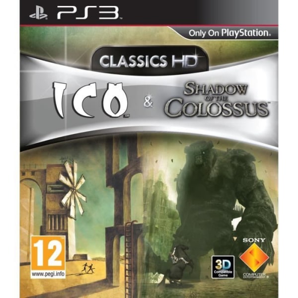 Ico &amp; Shadow of the Colossus Collection (PS3) - God of War - Strategi - Nej - Boxed - Blu-Ray - 12+